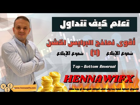 القمة المنعكسة والقاع المنعكس تعلم برايس اكشن