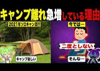 Goodbye Yurucamp Why Camping Is Rapidly Declining Zundamon Yukkuri Explained