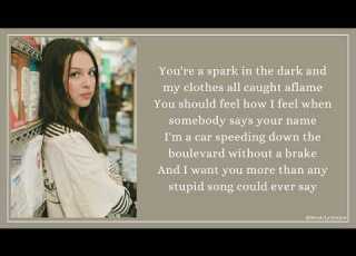  STUPID SONG OLIVIA RODRIGO LYRICS