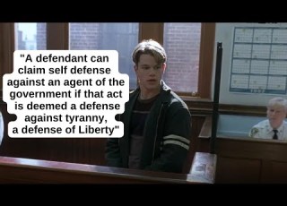  Good Will Hunting A Defendent Can Claim Self Defense Against An Agent Of The Government