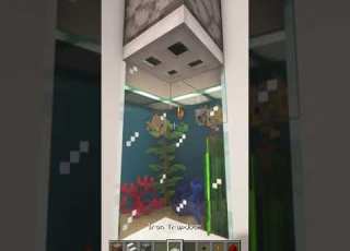 Working Aquarium Shower Minecraft