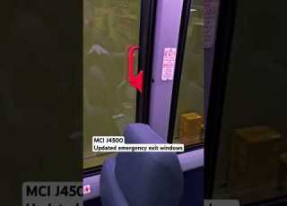  Updated Emergency Exit Windows For The MCI J4500
