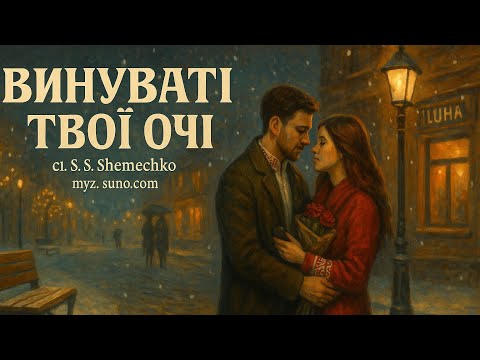 Українська музика Винуваті твої очі романтичнапісня кохання Українська музика Винуваті твої очі романтичнапісня кохання