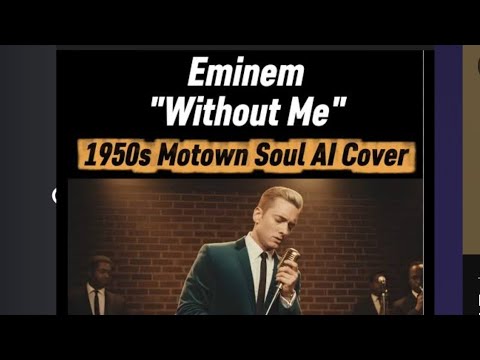 Eminem Without Me In The Style Of 1950s Typesh T Lyric Video