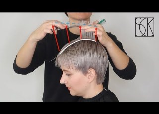  PIXIE HAIRCUT TUTORIAL WITH CUTTING GRAPHIC By SANJA KARASMAN