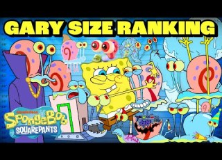  Gary Ranking By Size SpongeBob