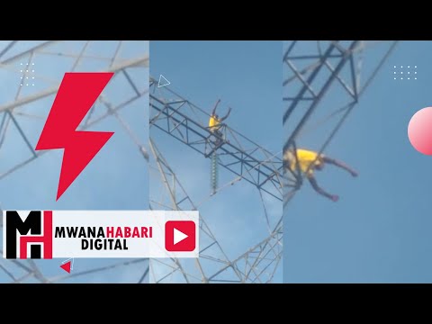 HATARI MKOA WA MARA KIJANA AJARIBU KUJININGINIZA KWENYE NGUZO ZA UMEME MKUBWA