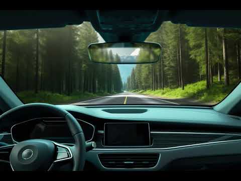 Driving Car Inside Sound Effects With Quran Sound Playing In The Radio