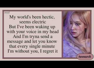 ROSÉ On The Ground Karaoke