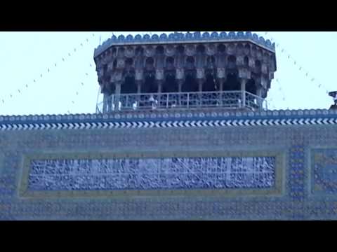 شروق الشمس في مقام الامام الرضا ع تحية المقام شروق الشمس في مقام الامام الرضا ع تحية المقام