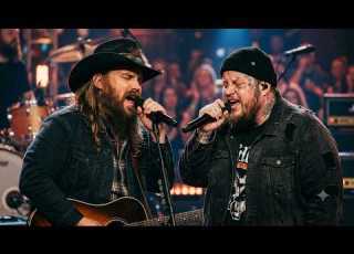  Chris Stapleton FT Jelly Roll Pour Me Something Strong 2026 AI Music Video