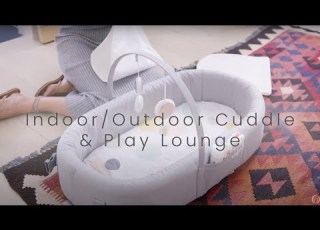  Lulyboo Indoor Outdoor Cuddle Play Lounge Comfy Travel Lounge For Babies