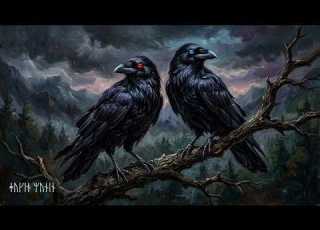 Huginn And Muninn Odin S Ravens Norse Mythology Song Signal From Asgard