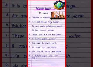  10 Lines Essay On Pollution In English L Pollution Essay In English L Pollutionessay