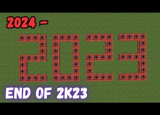  Goodbye 2023 Welcome 2024 MINECRAFT SAMPUNK