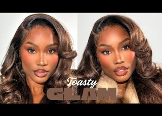  Fall Toasty Makeup Glam PERFECT For Dark Skin Women