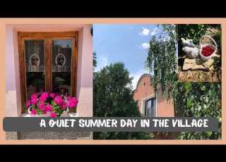 A Quiet Summer Day In The Village The Cozy Atmosphere Of The Garden Pleasant Daily Summer Activities