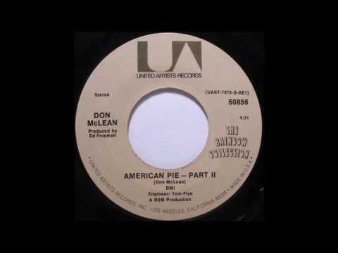 Don McLean American Pie Single Mix 1971