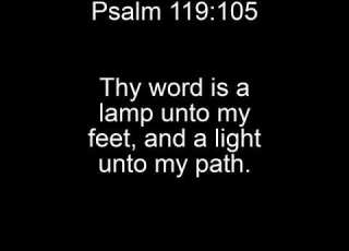  Psalm 119 105 Song KJV Bible Memorization