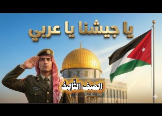 نشيد يا جيشنا يا عربي الصف الثالث المنهاج الأردني مارش عسكري حماسي بدون موسيقى