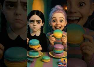 Wednesday Addams Enid Sinclair S Macaron Cooking Challenge ASMR Delight Wednesday AI ASMR