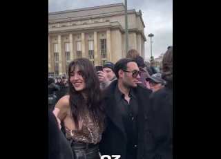  لحظه نمادین پاریس اثر هانده ارچل HandeErçel هفته مد پاریس الهه شلوارک