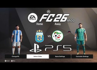  ALGÉRIE ARGENTINE FC 26 MOD PS5 25 26 Ultimate Difficulty HDR Next Gen