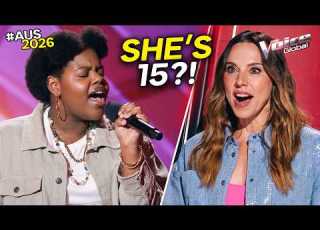 15 Year Old NEVER Had A Singing Lesson Then All 4 Chairs Turned The Voice Australia 2026