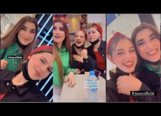 ستويات لانا ولين لقائهم مع نور