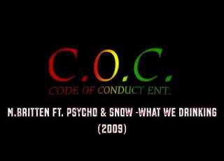 M BRITTEN FT PSYCHO SNOW WHAT WE DRINKING 2009 Codeofconductent Music