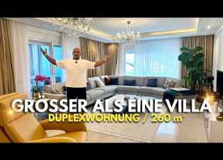  GRÖSSER Als Eine Villa 260 M Duplex Wohnung Mit Garten Alanya Immobilien