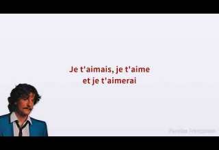 Francis Cabrel Je T Aimais Je T Aime Je T Aimerai Paroles