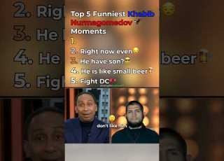 Khabib Nurmagomedov Top 5 Funniest Moments Khabibnurmagomedov Ufc Khabib