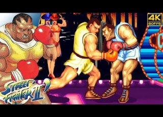  Street Fighter II Champion Edition Balrog Arcade 1992 4K 60FPS