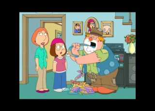 Family Guy Peter Throws Up A Scarf