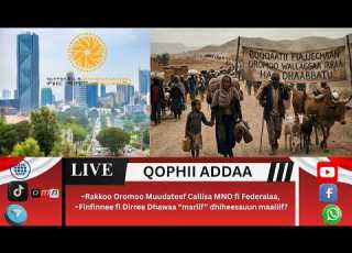  OMN Marii Oromoo Haleellaa Oromoo Fi Callisa Mootummaa Finfinnee Fi Dirree Dhawaa