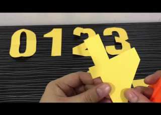Number Cutting Tutorial 0 9
