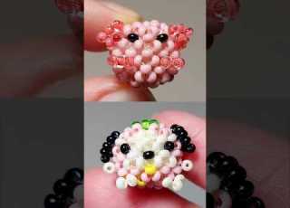 Make Cute Beads Keychain Charm Beads Keychain Amigurumi Jewelrymaking Crafty Charms
