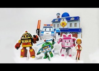 ROBOCAR POLI Stop Motion Action Video