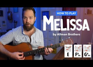  Melissa Allman Bros Guitar Lesson With Intro Tab Chord Shapes And Easy Advanced Strumming