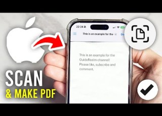 How To Scan Document And Make PDF On IPhone Full Guide