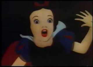  Snow White And The Seven Dwarfs Far Away Into The Forest Rare Italian VHS Version