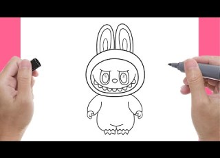 كيف ترسم لابوبو خطوة بخطوة How To Draw LABUBU Step By Step