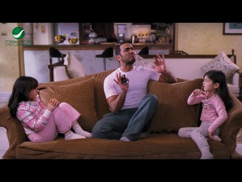 كوميديا تامر حسني هتموتك من الضحك مع بناته لما سلمي سابتله البيت و مشيت