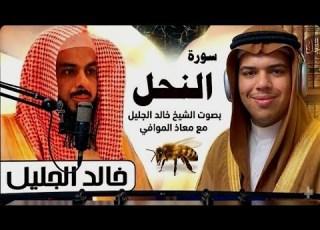 سوره النحل بصوت الشيخ خالد عبد الجليل مع معاذ الموافي