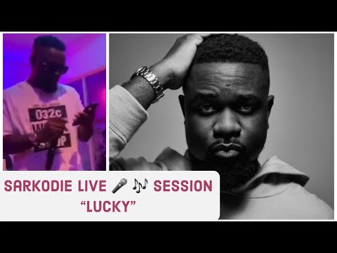 Sarkodie Live Session Rehearsal Performance Of Lucky Ft Rudeboy