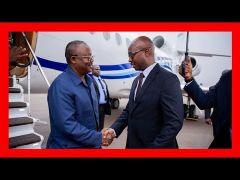 KagameInauguration2024 The Arrival Of President Umaro Sissoco Embaló Of Guinea Bissau