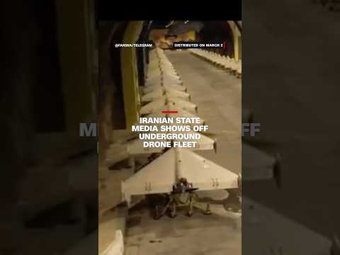 Iranian State Media Shows Off Underground Drone Fleet Iranian State Media Shows Off Underground Drone Fleet