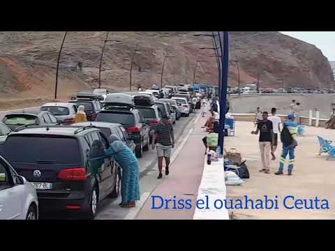 مرحبا بكم عشية اليوم هافين وصل الزحام ديال باب سبتة