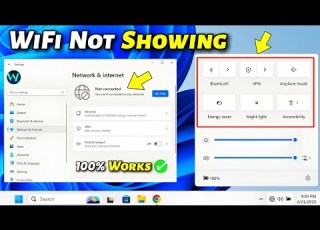  Fix WiFi Icon Not Showing Problem On Windows 11 How To Fix WiFi Not Working On Windows 11 2026